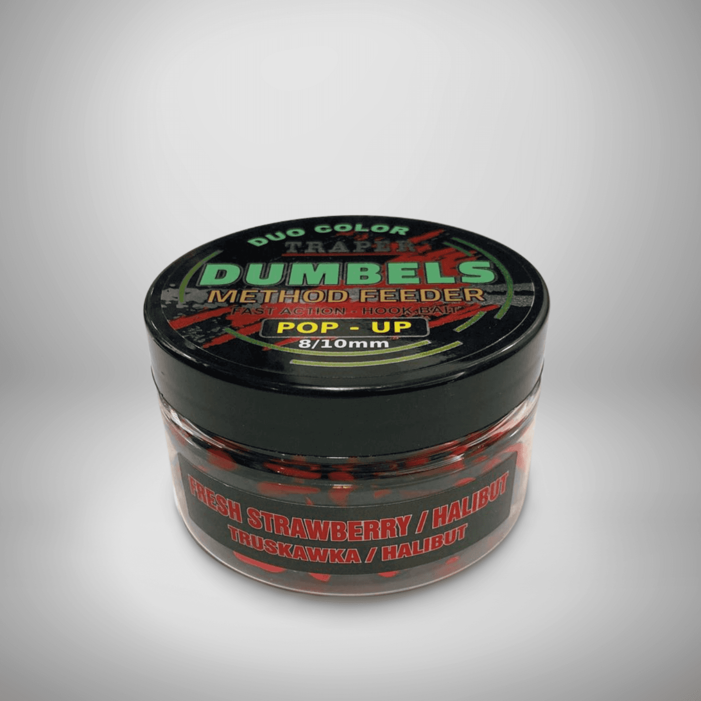 TRAPER MF Dumbels Pop-up Mamac, Dvobojni, 8-10mm, Jagoda/Halibut, 30g