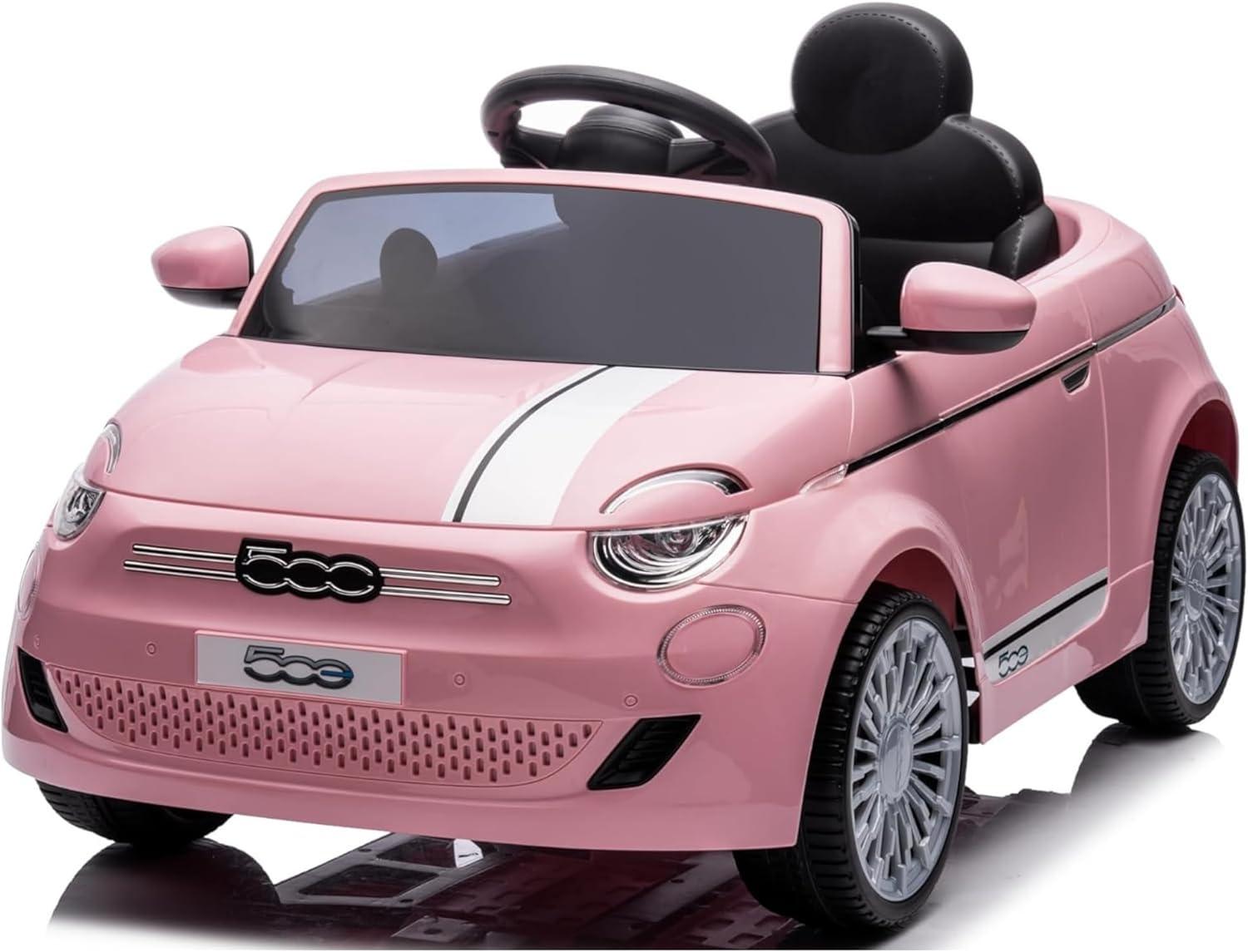 Aristom Dečiji auto na akumulator Fiat 500, Roze