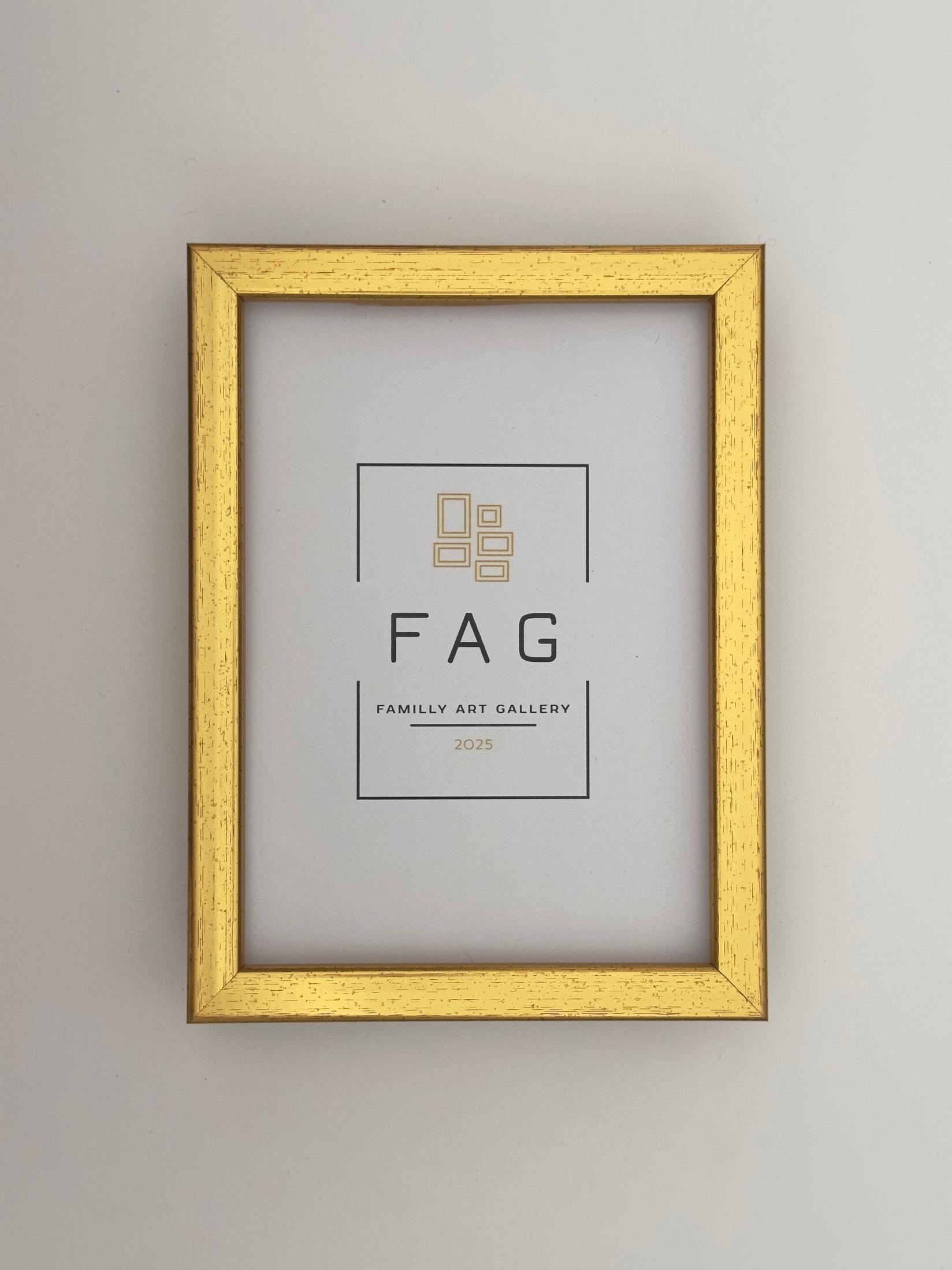 Family Art Gallery Ram za slike model 14, 10x15cm, Zlatne boje