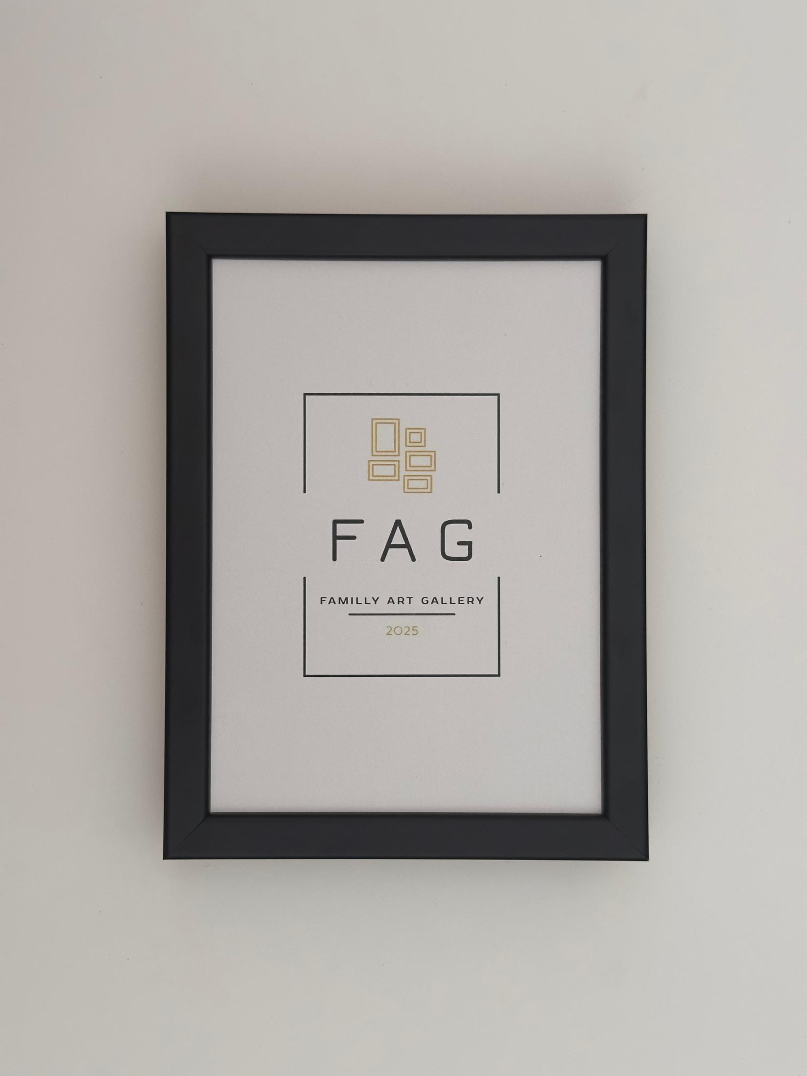 Family Art Gallery Ram za slike model 14, 15x20cm, Crni