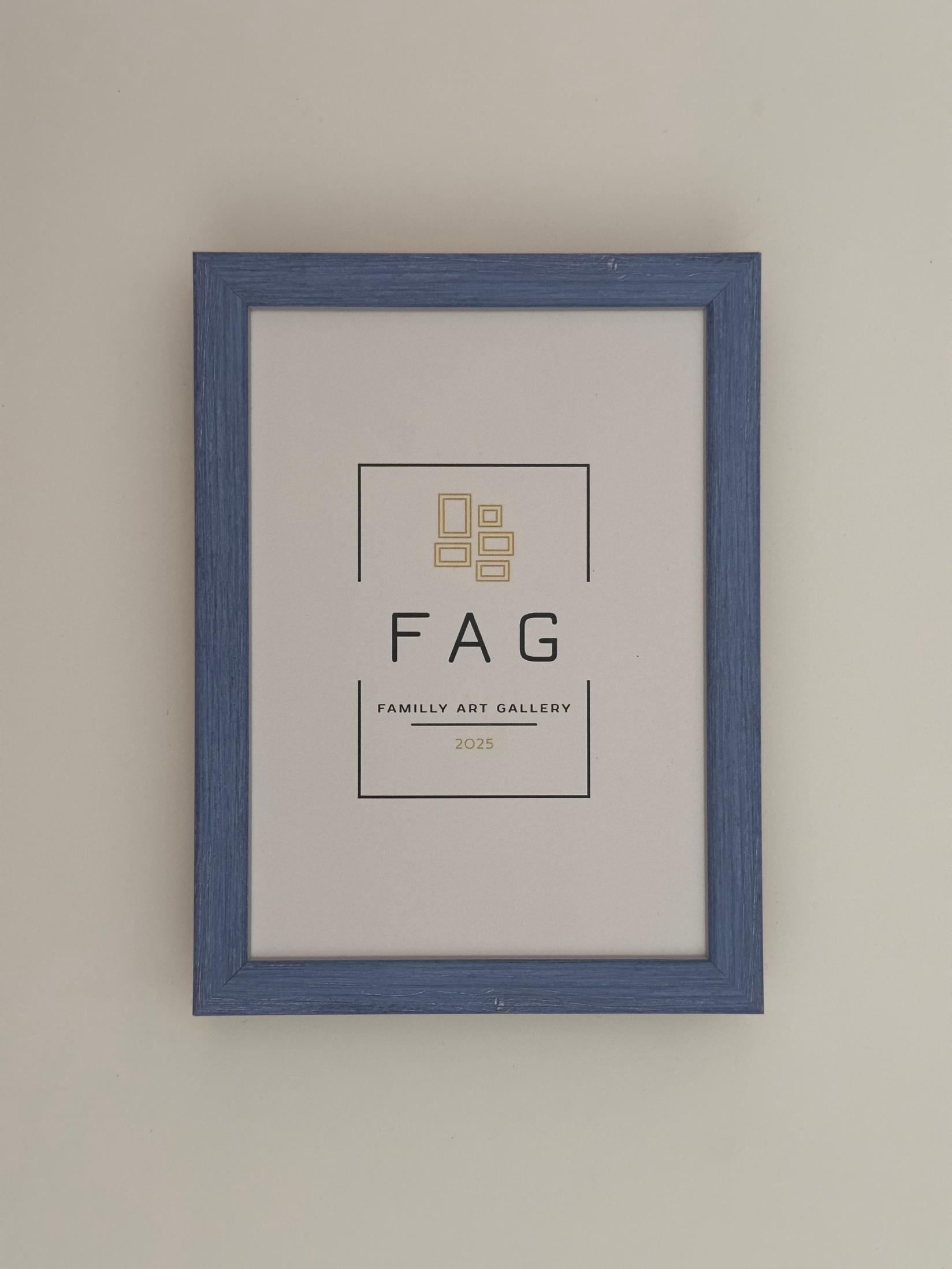 Family Art Gallery Ram za slike model 14, 13x14cm, Tamnoplavi