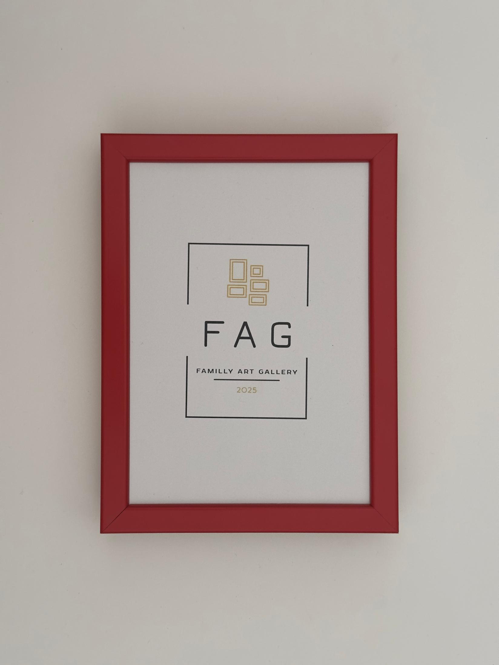 Family Art Gallery Ram za slike model 14, 10x15cm, Crveni