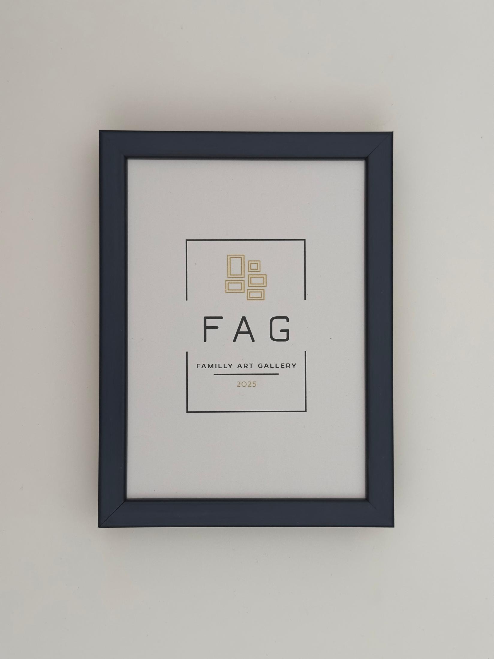 Family Art Gallery Ram za slike model 14, 13x14cm, Teget