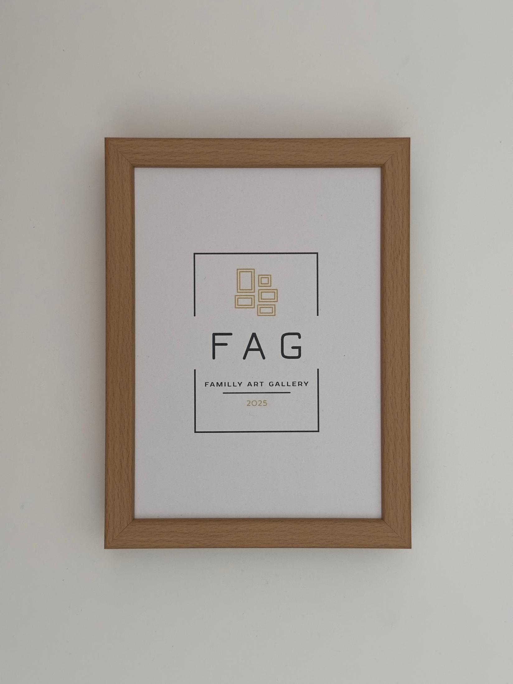 Family Art Gallery Ram za slike model 14, 15x20cm, Smeđi