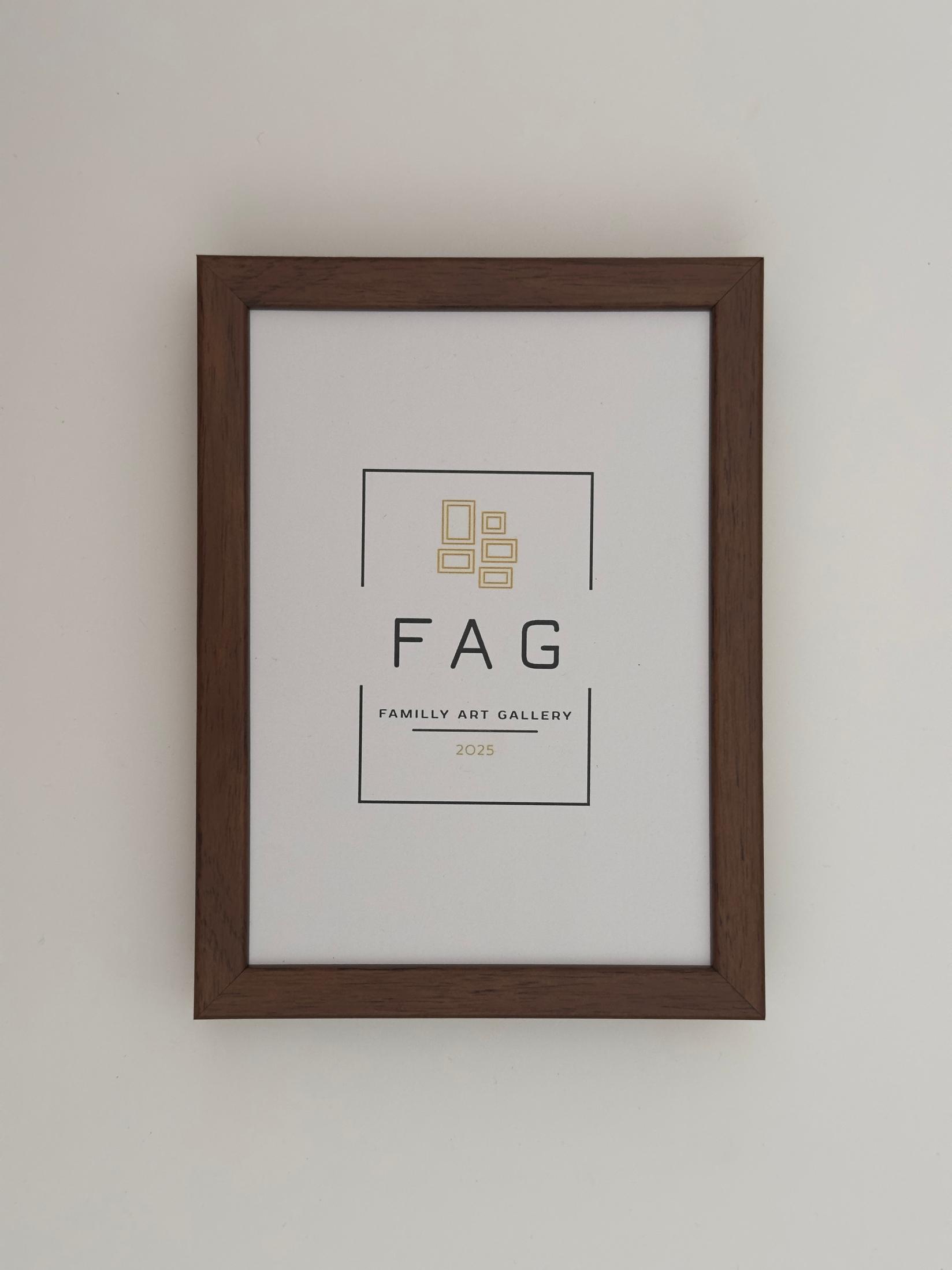 Family Art Gallery Ram za slike model 14, 10x15cm, Braon