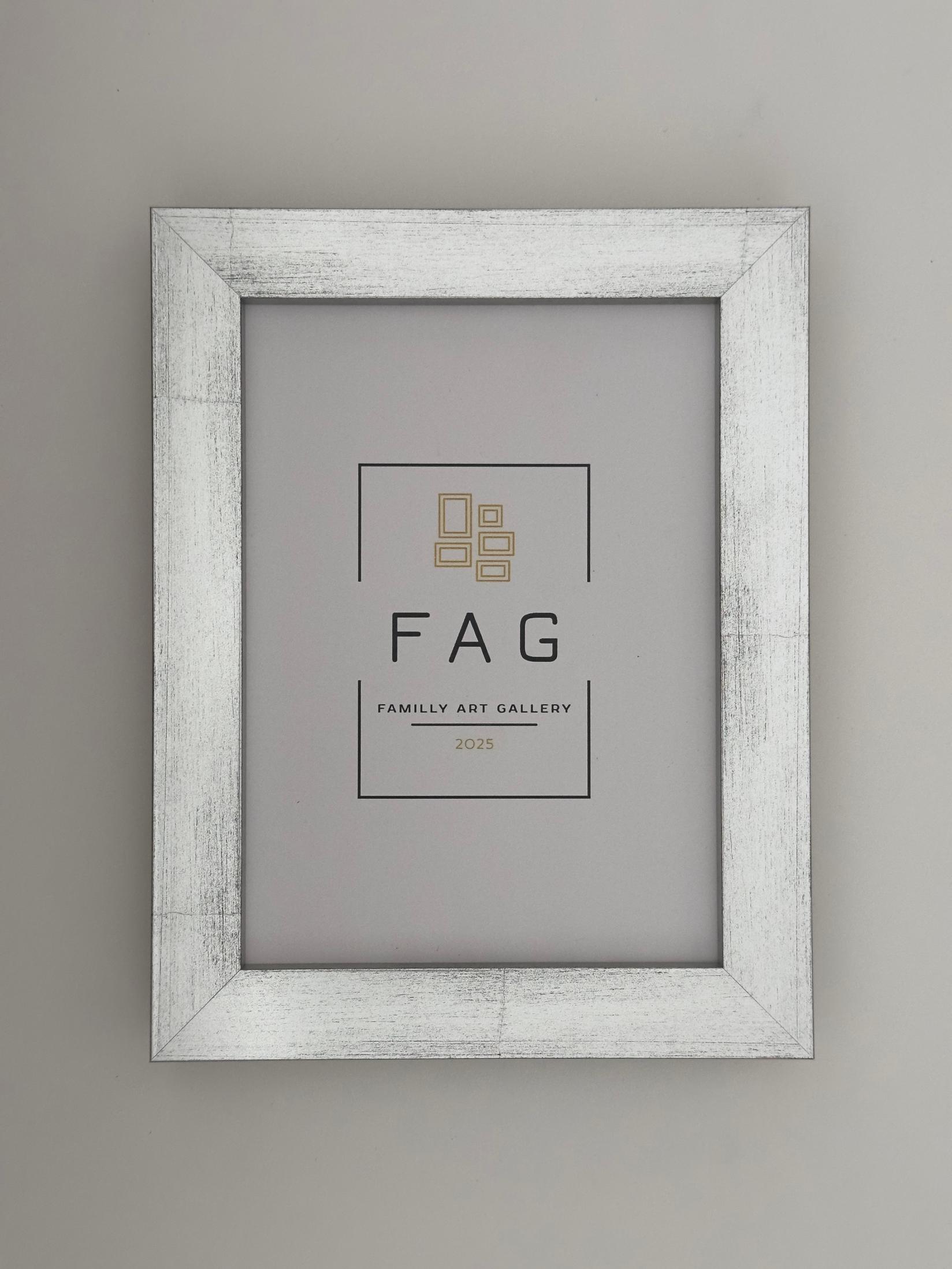 Family Art Gallery Ram za slike model 23, 13x18cm, Srebrne boje