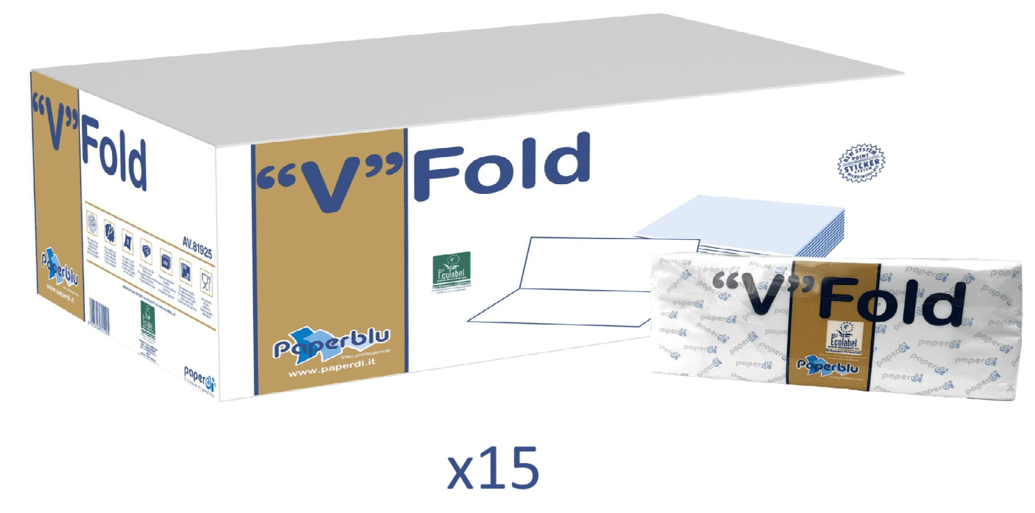 PABERBLU Složivi papirni ubrus Gold V210, Dvoslojni, 15 pakovanja