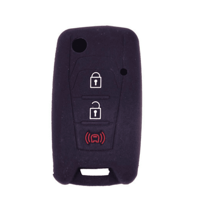 CAR 888 ACCESSORIES Silikonska navlaka za ključeve Ssang Yong crna