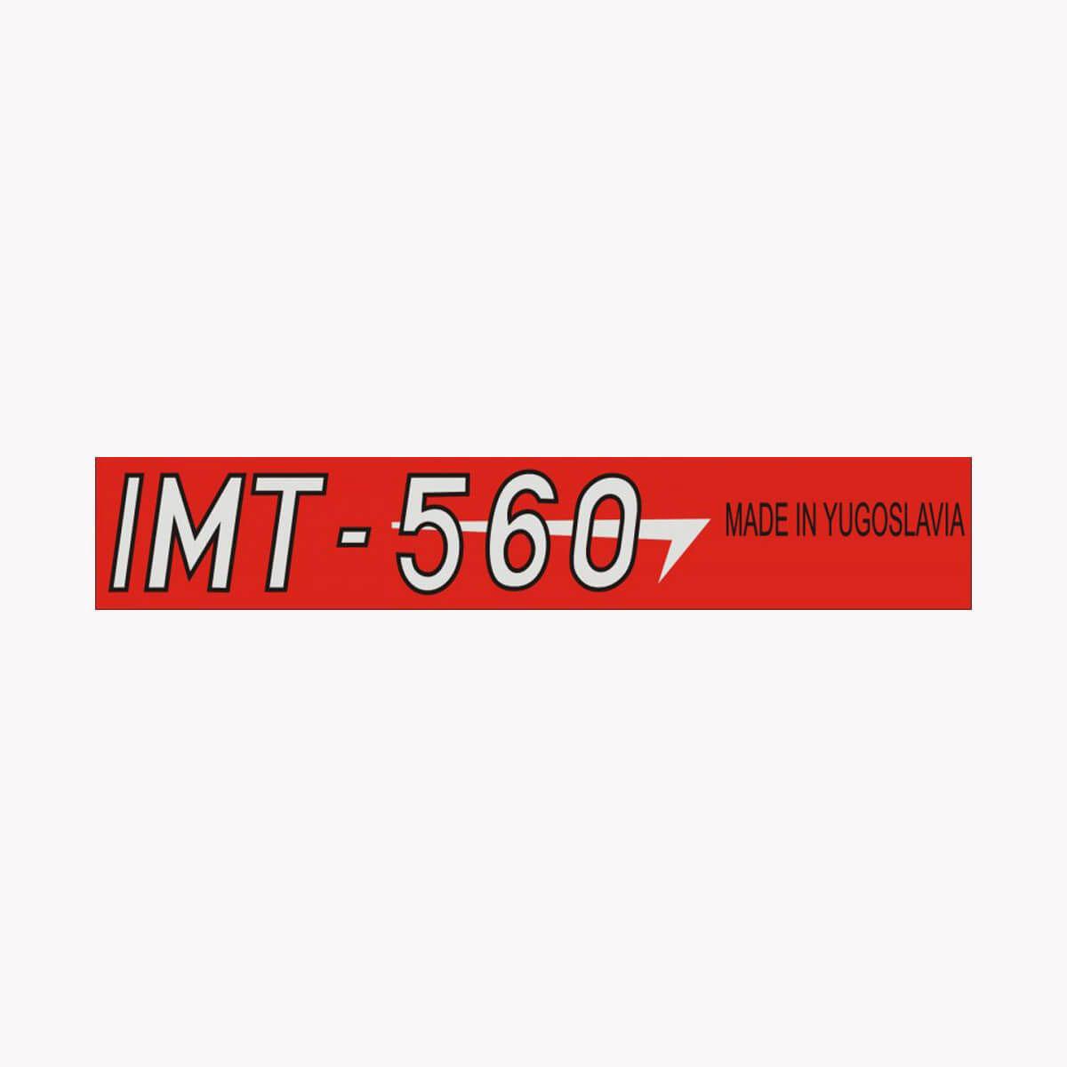 CAR 888 ACCESSORIES Nalepnica "Imt 560" velika crvena