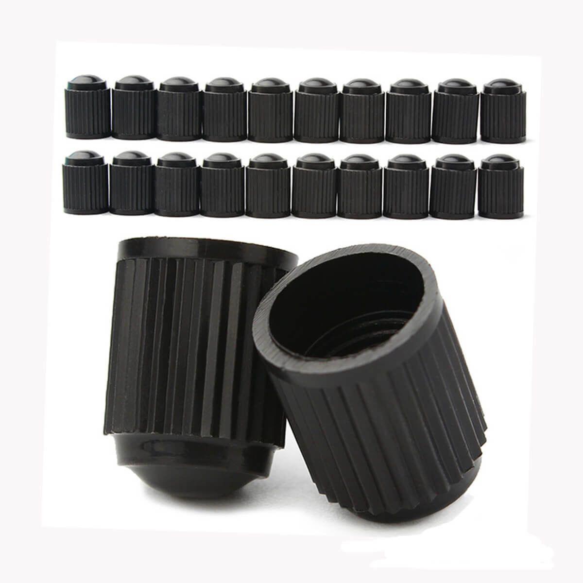 CAR 888 ACCESSORIES Kapice Ventila Set 50/1 crne