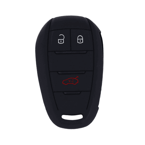 CAR 888 ACCESSORIES Silikonska navlaka za ključeve Alfa Romeo crna