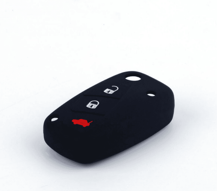 CAR 888 ACCESSORIES Silikonska navlaka za ključeve Fiat crna