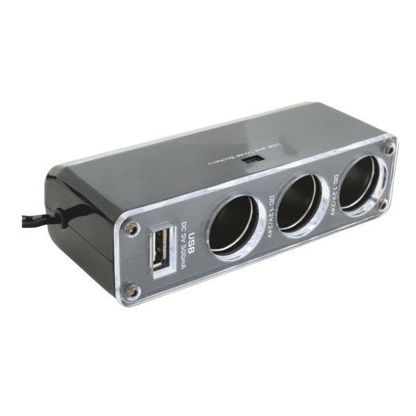 Selected image for SAL Razdelnik upaljača sa USB punjačem SA023