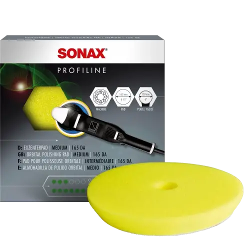 SONAX Profiline Da Sunđer za fino poliranje, Žuti, 165mm