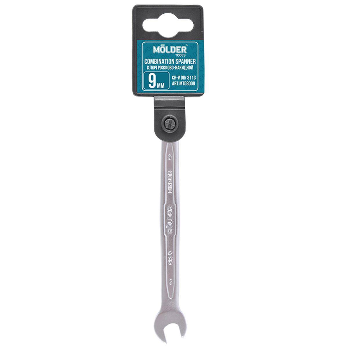 Molder Ključ viljuškasto-okasti, 9mm