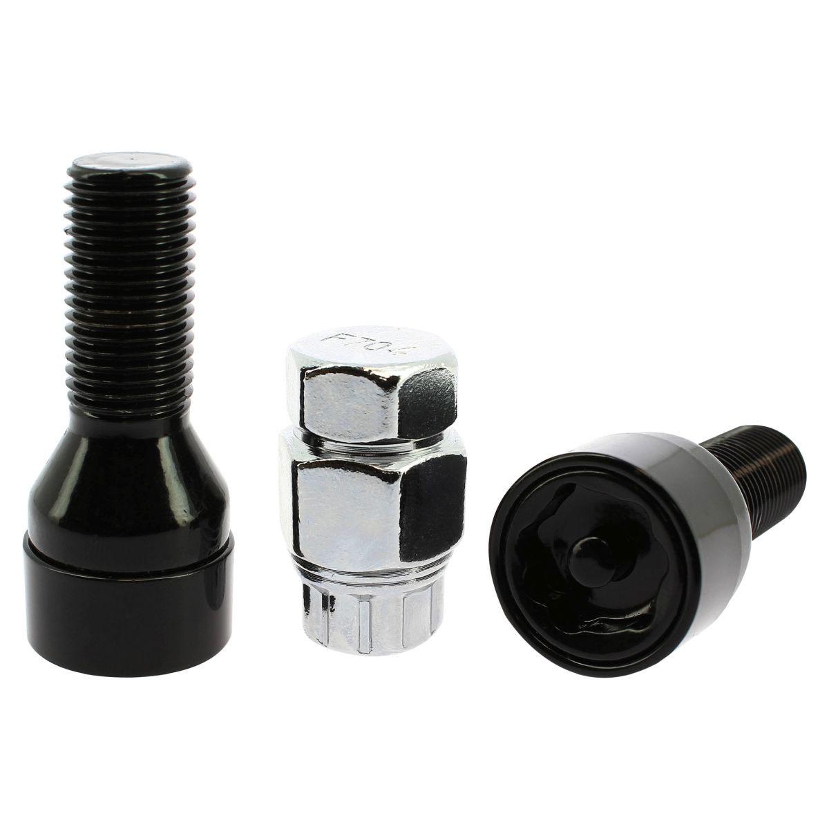 Sumex Sigurnosni šrafovi, m12x1.25 l28 t17/19, Crni