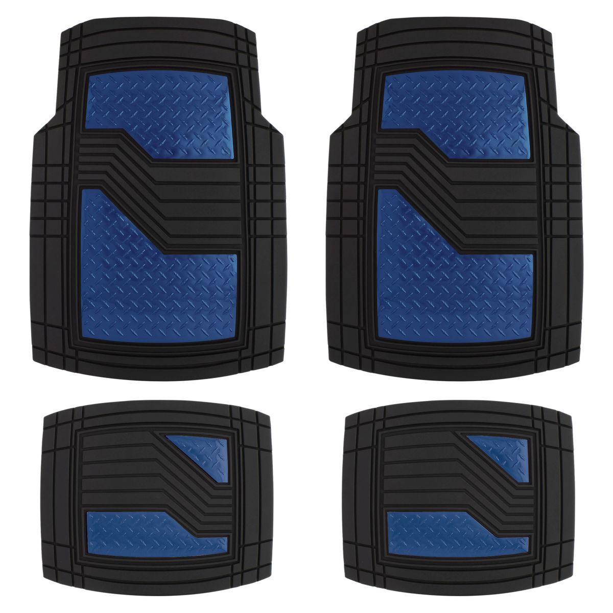 Sumex Univerzalne gumene patosnice Premium, 4  komada, Crno-plave