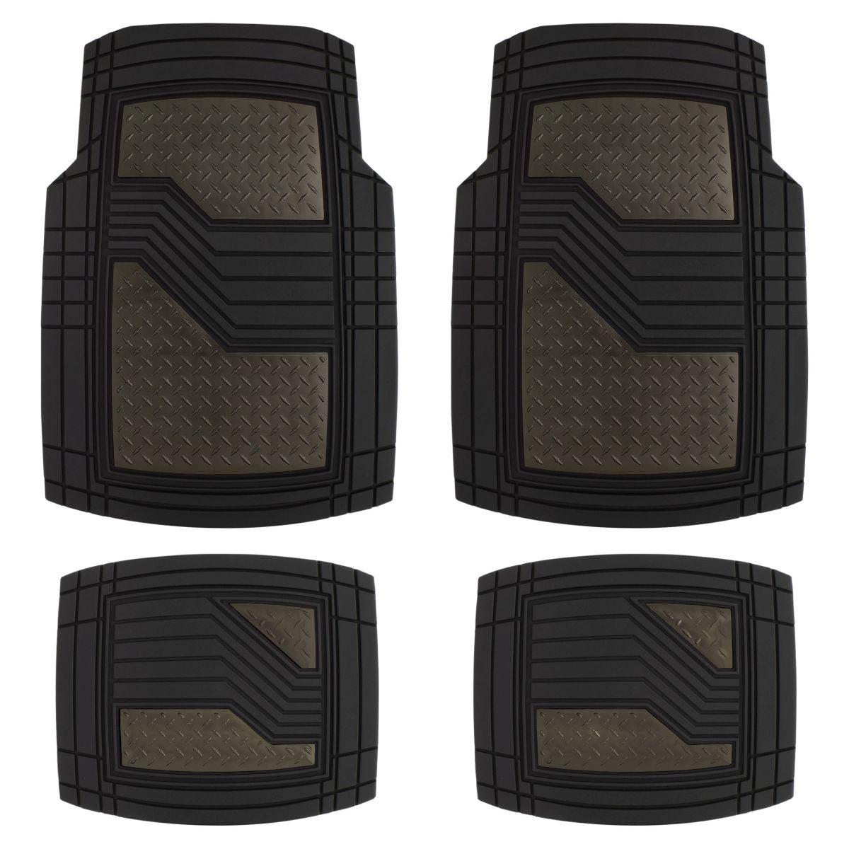 Sumex Univerzalne gumene patosnice Premium, 4  komada, Crno-sive