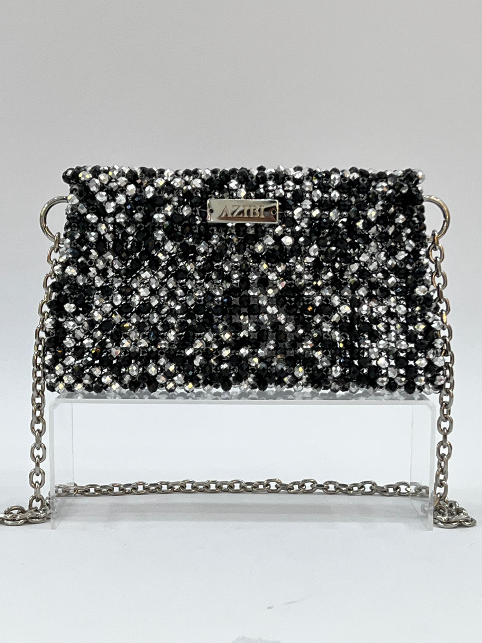 Azibi Ženska torba Noir, Crno-siva