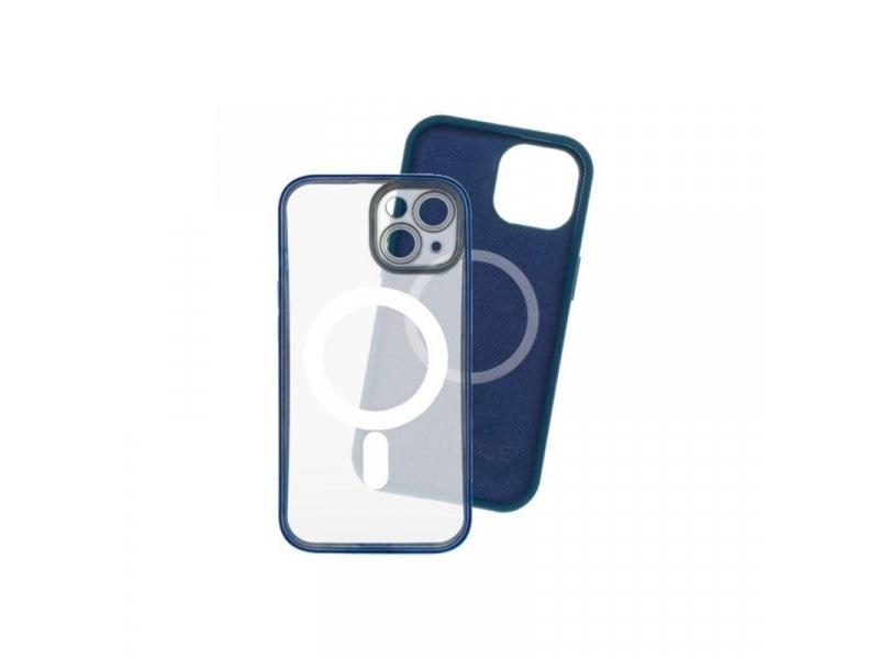 JUST IN CASE 2u1 Maske za mobilni telefon iPhone 15 Plus, MAG MIX, Providne, Teget