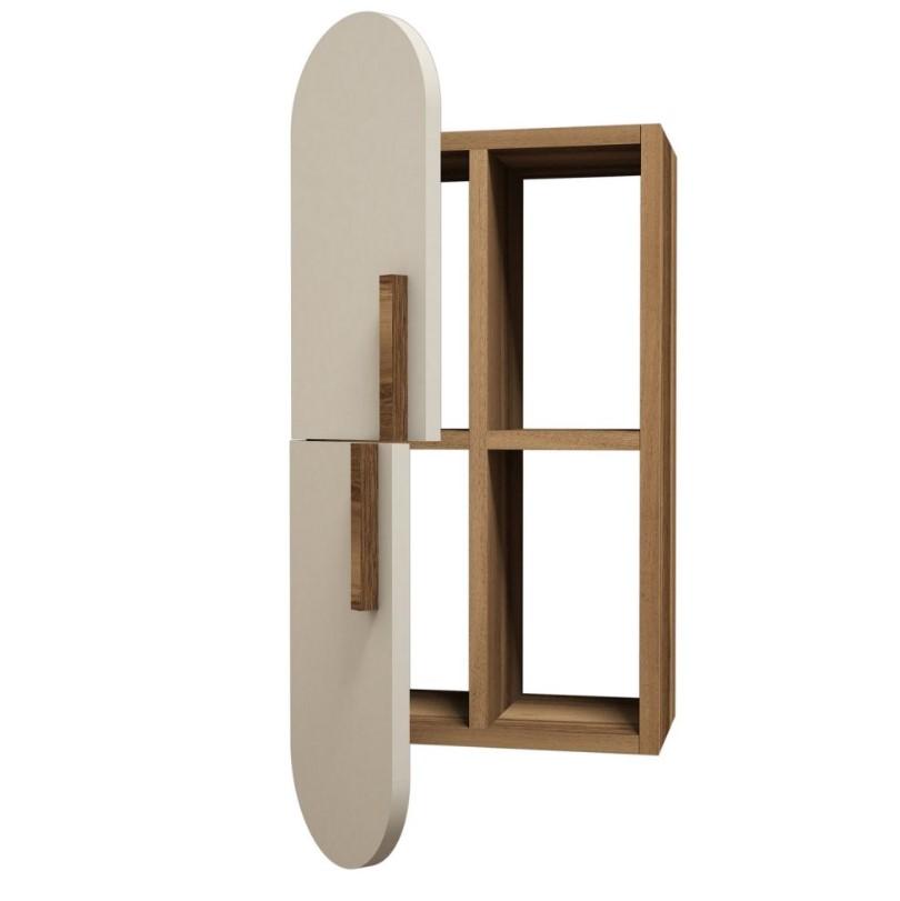 Hanah Home Zidna polica Rose, Krem