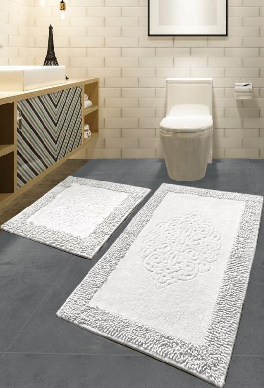 L'essentiel Maison Kupatilski otirač Piante, 2 komada, Beli