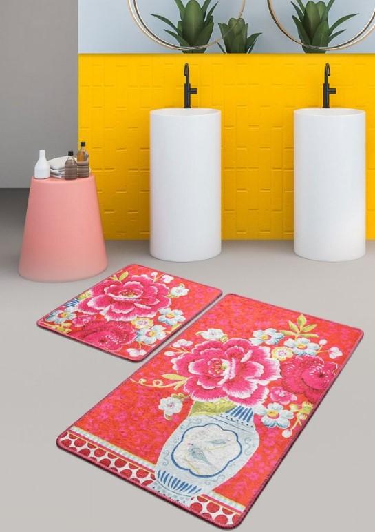 L'essentiel Maison Kupatilski otirač Vaso Blu, 2 komada, Šareni