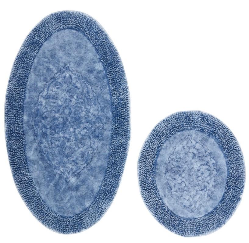 L'essentiel Maison Kupatilski otirač Y Zig Zag, 2 komada, Plavi