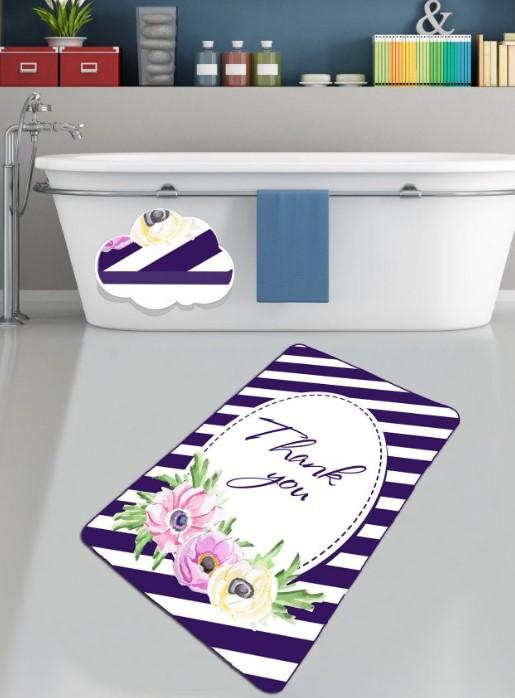 L'essentiel Maison Kupatilski otirač Thank You, 70x120cm, Šareni