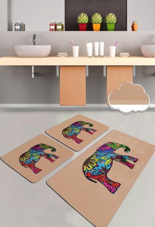 L'essentiel Maison Kupatilski otirač Olifant, 3 komada, Bež