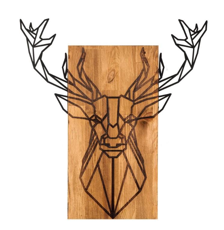 Wallity Zidna dekoracija Deer, 61x66cm