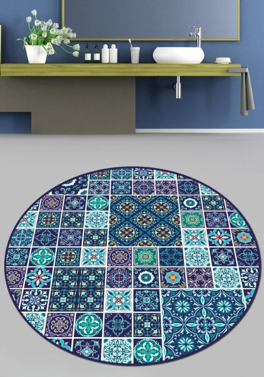 L'Essentiel Maison Kupatilski otirač Carres Bleus, 160cm, Teget