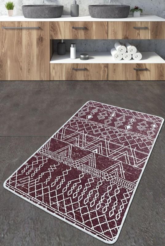 L'essentiel Maison Kupatilski otirač Straordinario, 70x120cm, Bordo-beli