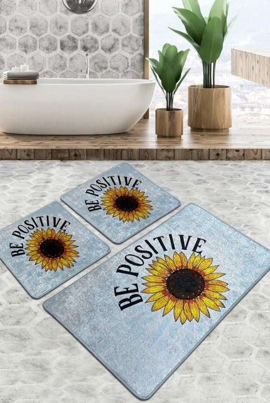 L'Essentiel Maison Kupatilski otirač Be Positive, 3 komada, Šareni