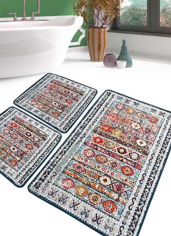 L'essentiel Maison Kupatilski otirač Weref, 3 komada, Šareni