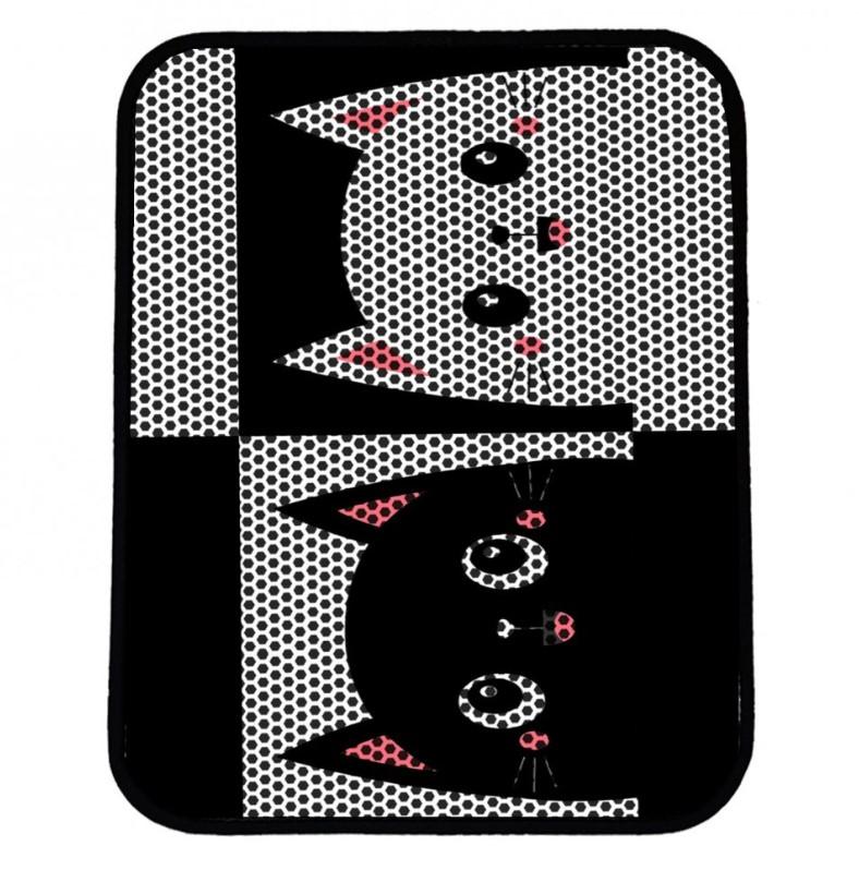 Aberto Design Nrszn0051 Prostirka za mačke, 45x60cm, Crno-bela