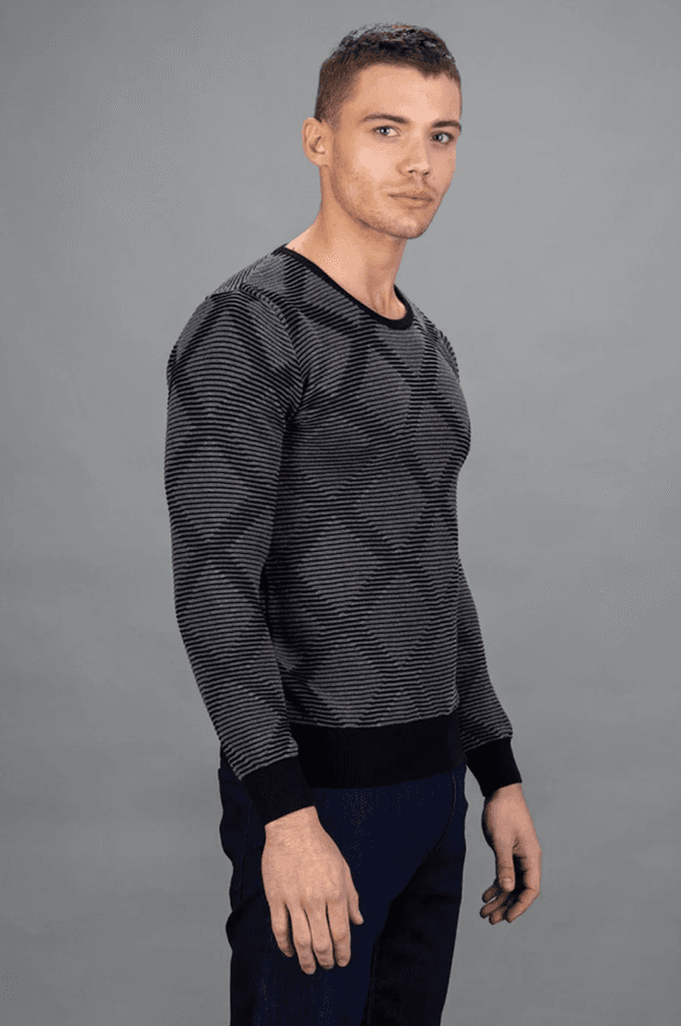 Tudors Muški džemper Donetsy, Crna