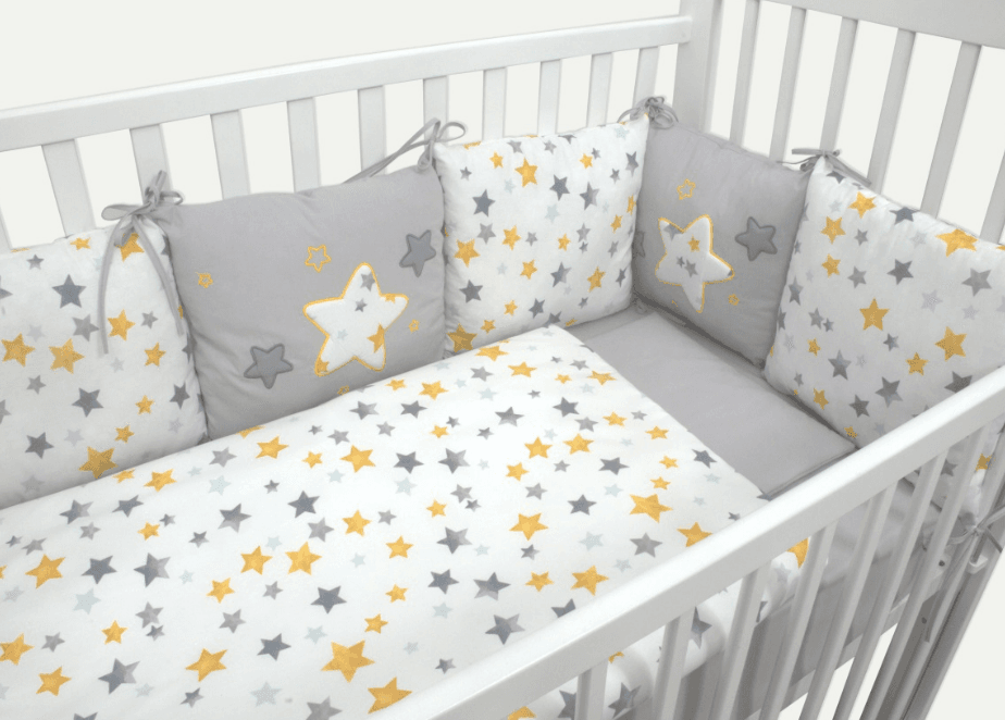 Selected image for FIM BABY Posteljina za bebe sa jastucima siva