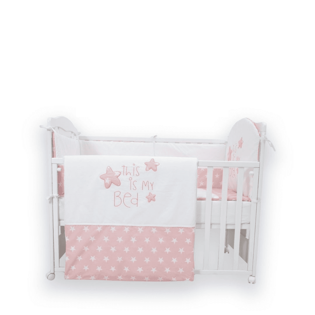 Selected image for FIM BABY Posteljina za bebe This is my bed roze