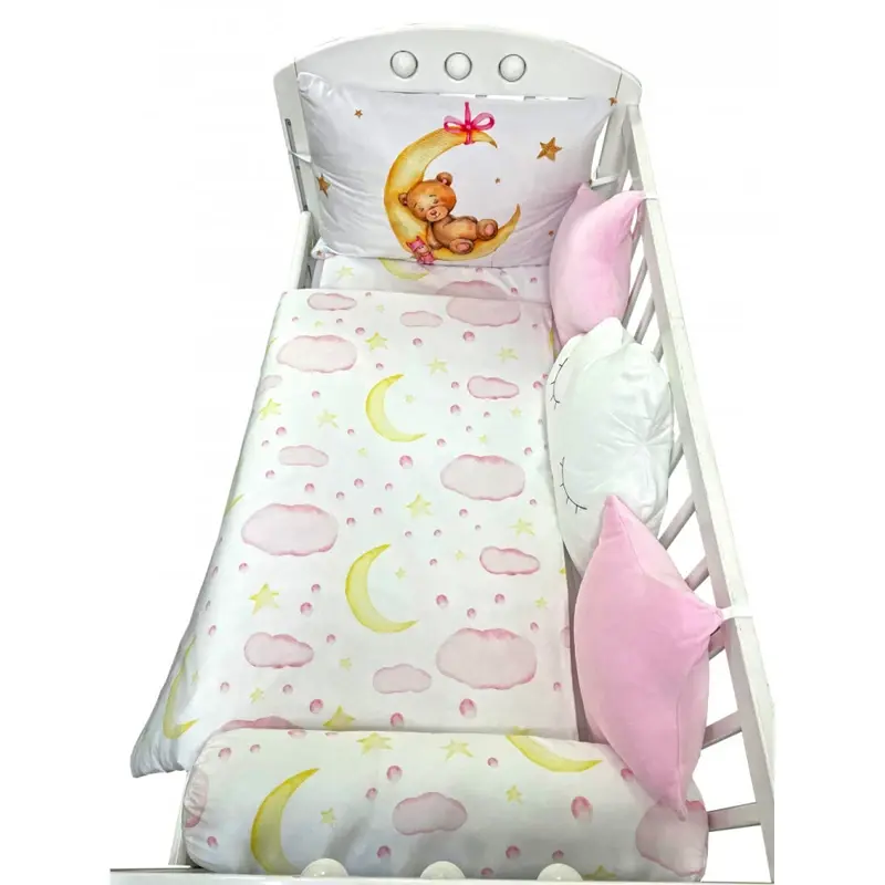 Selected image for BABY TEXTIL Posteljina za krevetac Sanjalica roze
