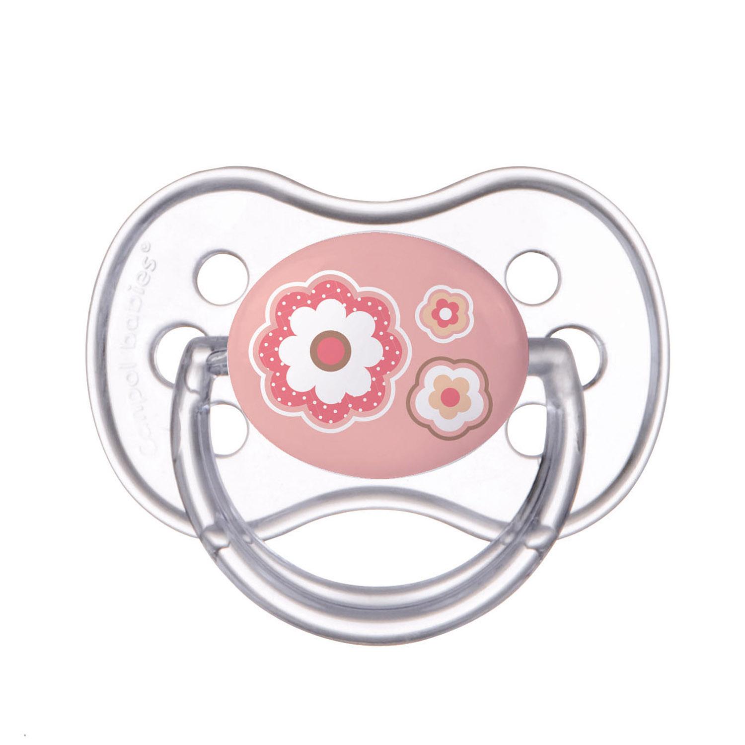 CANPOL BABIES Silikonska varalica Newborn baby 22/563 roze
