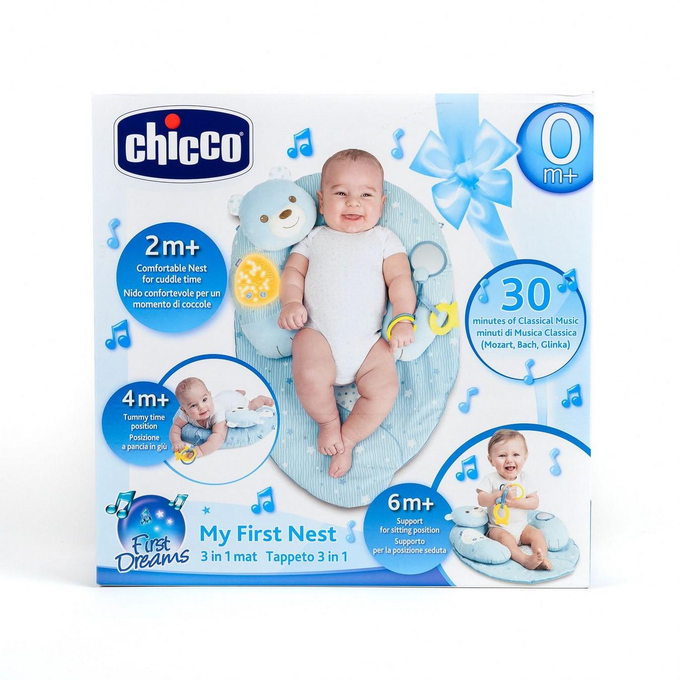 CHICCO TOYS NEST Podloga za bebu plava
