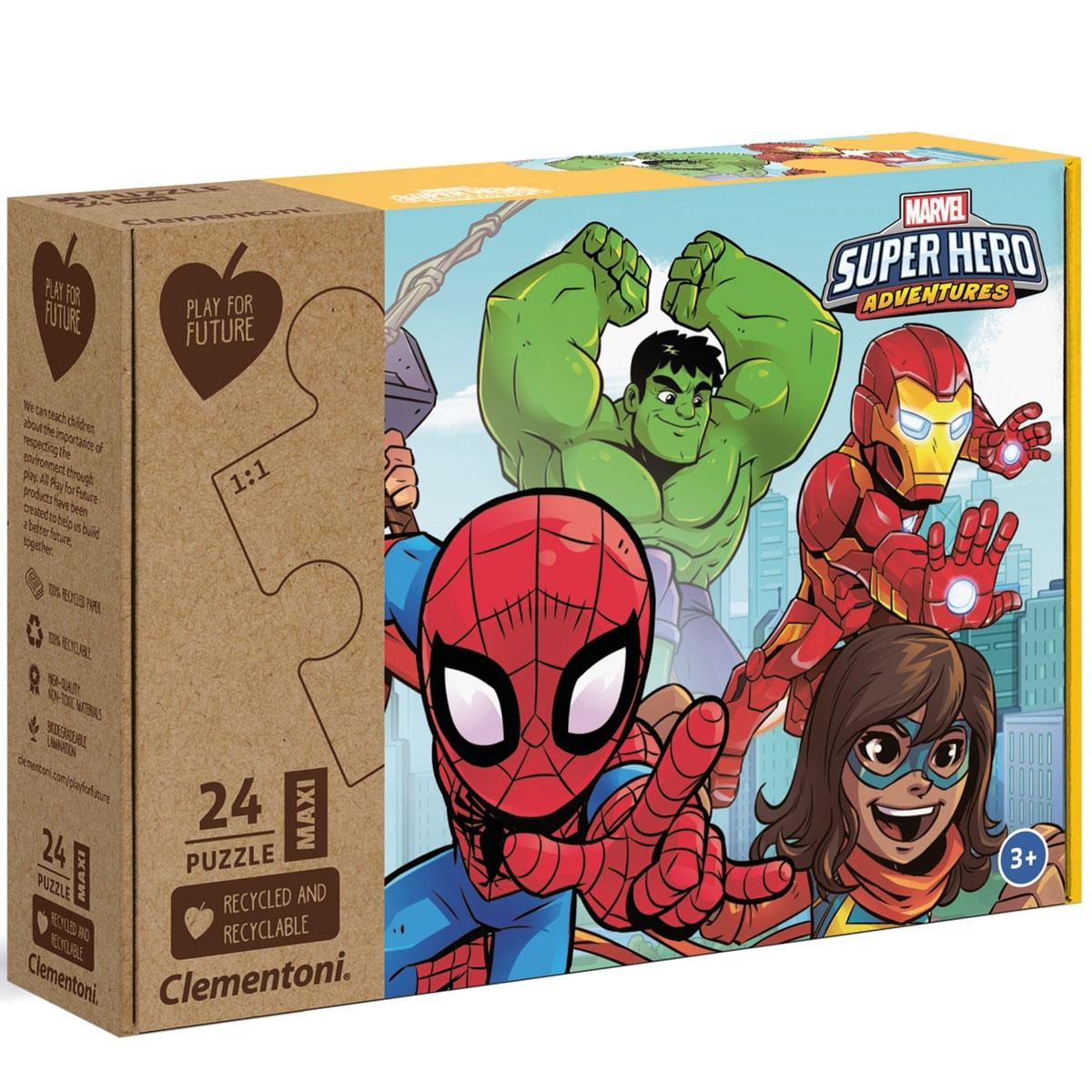 CLEMENTONI Puzzle 24 dela Maxi Pff - Marvel Superhero 2020