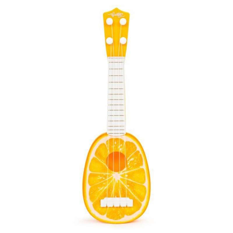 Selected image for ECO TOYS Ukulele gitara za decu Narandža, Narandžasta