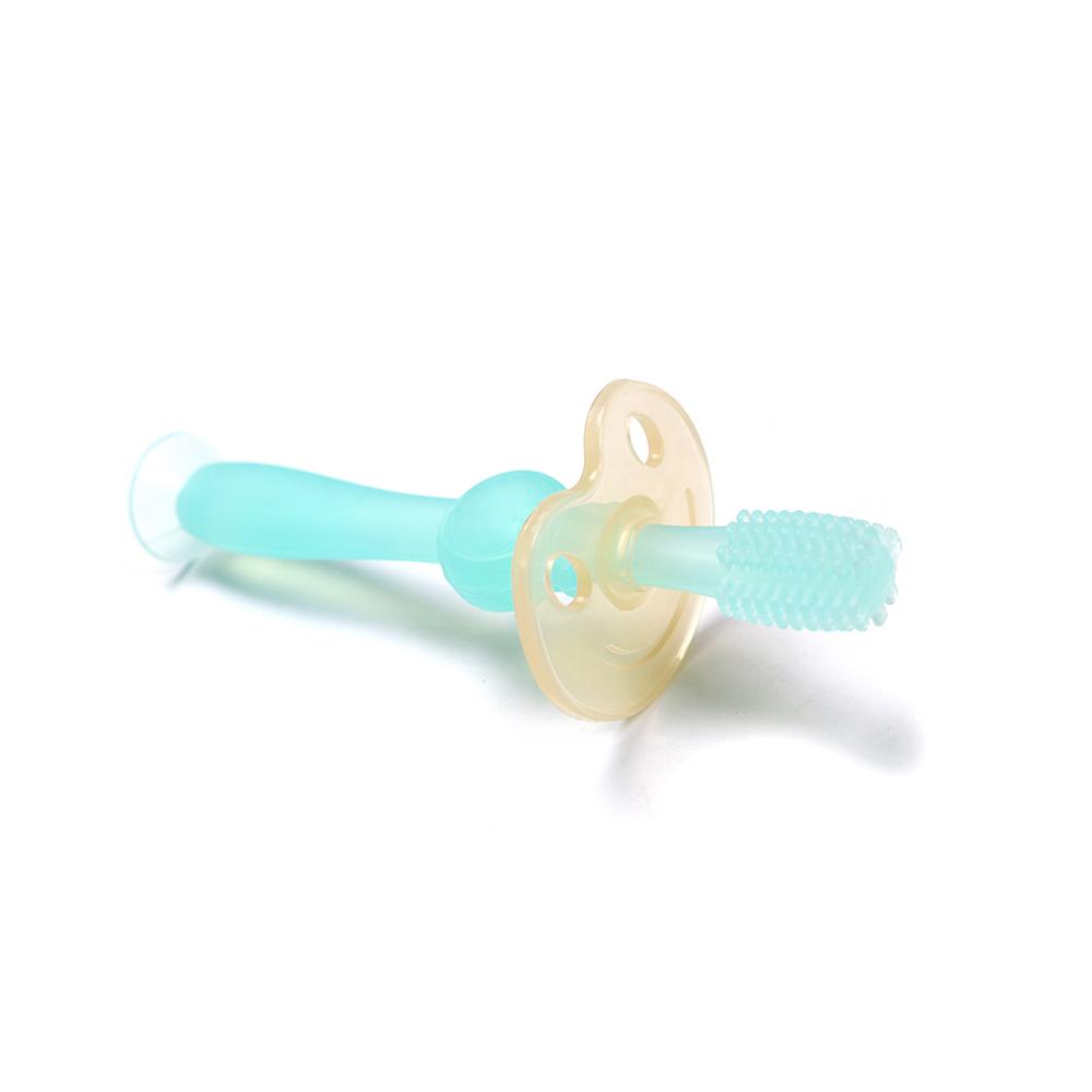 HAAKAA Silikonska četkica za zube za bebe 360° plava