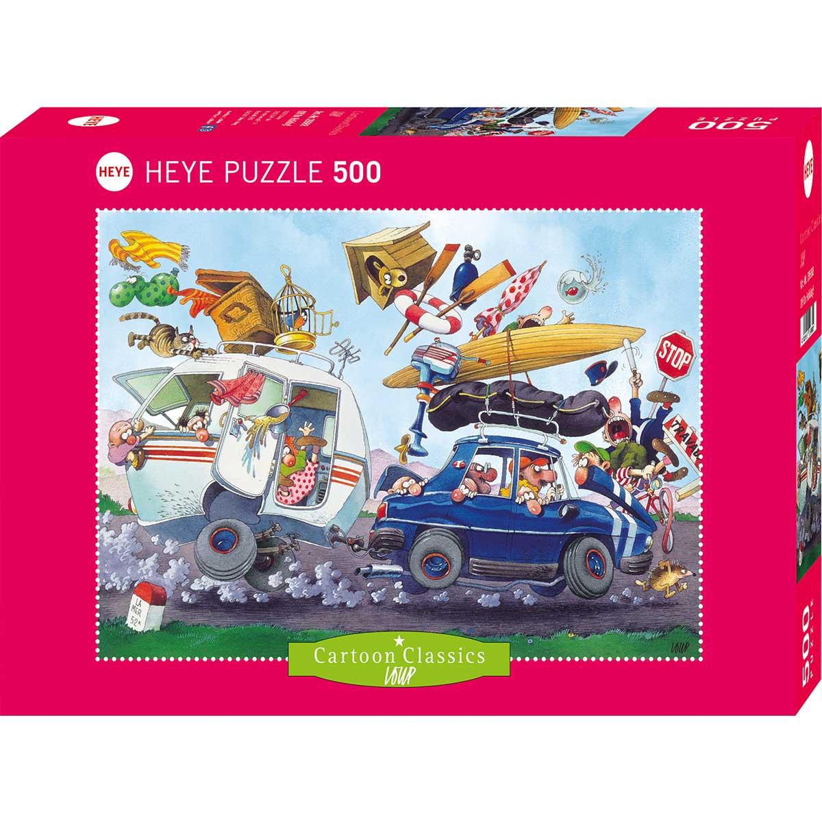 HEYE Puzzle Jean-Jacques Loup Off On Holiday 500 delova 29988