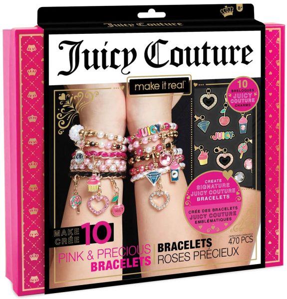 MAKE IT REAL Juicy Couture Kreativni set za pravljenje nakita za devojčice Pink and Precious Bracelets