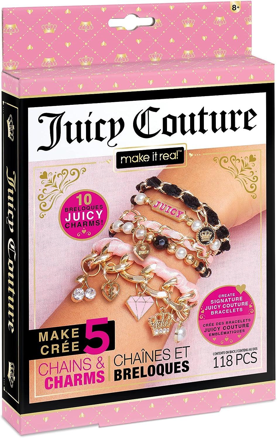 MAKE IT REAL Juicy Couture Kreativni set za pravljenje narukvica za devojčice Chains and Charms 5
