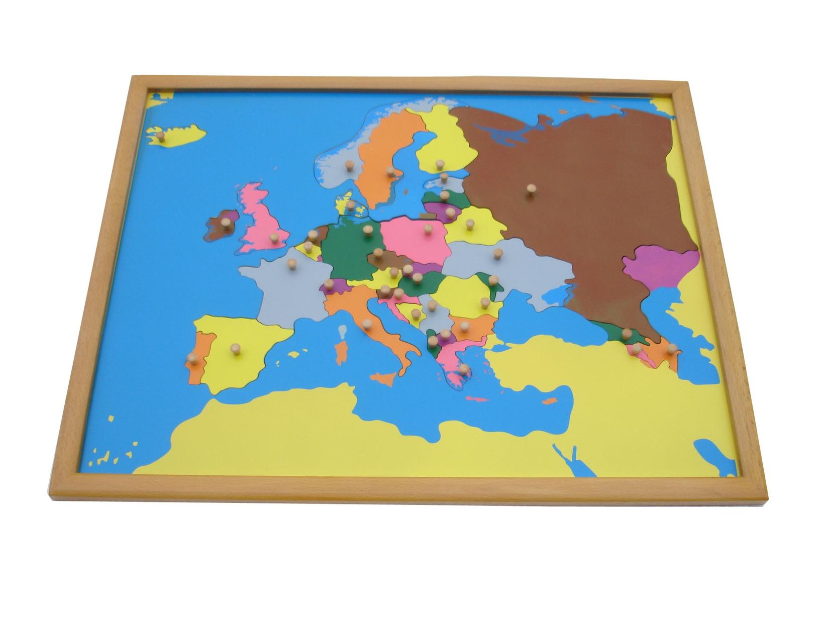 Selected image for MONTESSORI Puzzle Evropa ATG0075