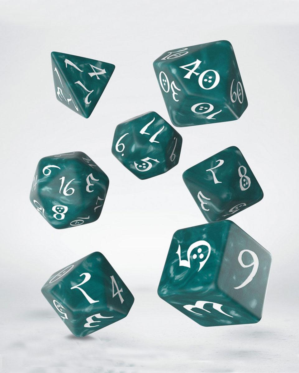 Selected image for Q WORKSHOP Kockice Classic RPG Stormy & White Dice 7/1